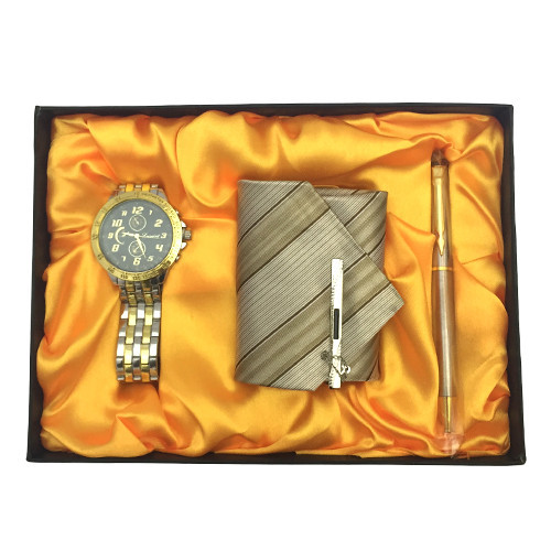 Подарочный набор ручка, часы, галстук Киев - изображение 1