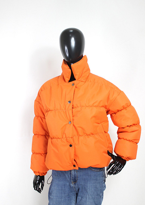 Демисезонная женская куртка Оранжевый 44 Харьков - изображение 6