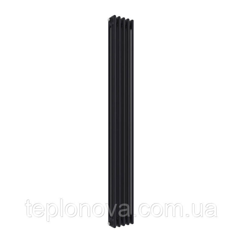 Дизайнерський радіатор 1800/245 (мм) чорний мат IDEALE VIOLA (бічне підключення) 13 5/1800/245 Чернівці - фото 1