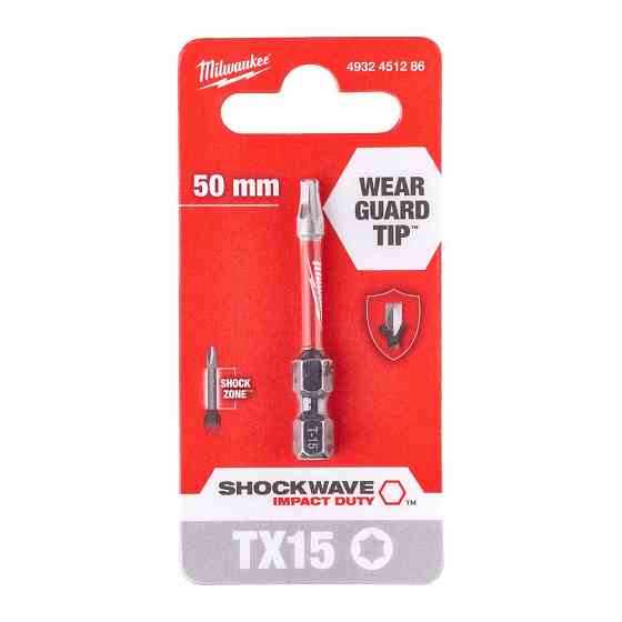 Біта SHOCKWAVE MILWAUKEE, TX15, 50мм Одеса