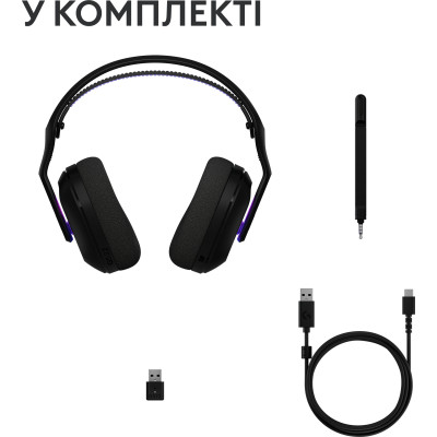 Навушники Logitech G522 Lightspeed Wireless Gaming Headset Black (981-001544) Вінниця - фото 3