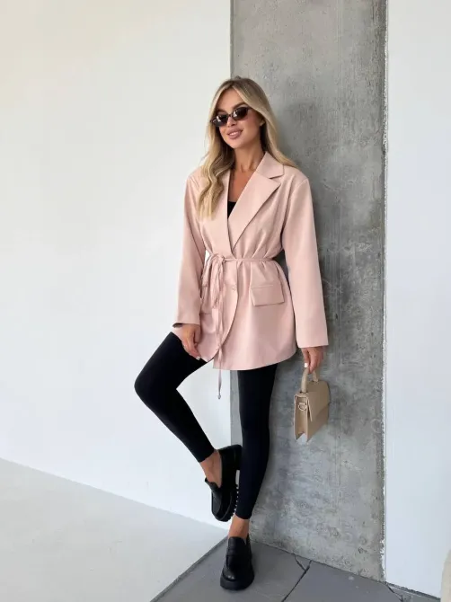 Женский пиджак с поясом - универсальная вещь для базового гардероба Одесса - изображение 13