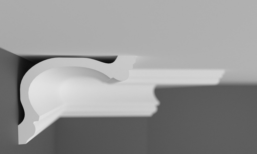 Карниз полиуретановый гладкий Gaudi Décor C 966 Днепр - изображение 2