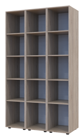 Комплект пеналів для одягу Doros Гелар (3 шт.) 117х49,5х203,4 см 3 Дзеркала/Дуб сонома (DRS-011128) Львів