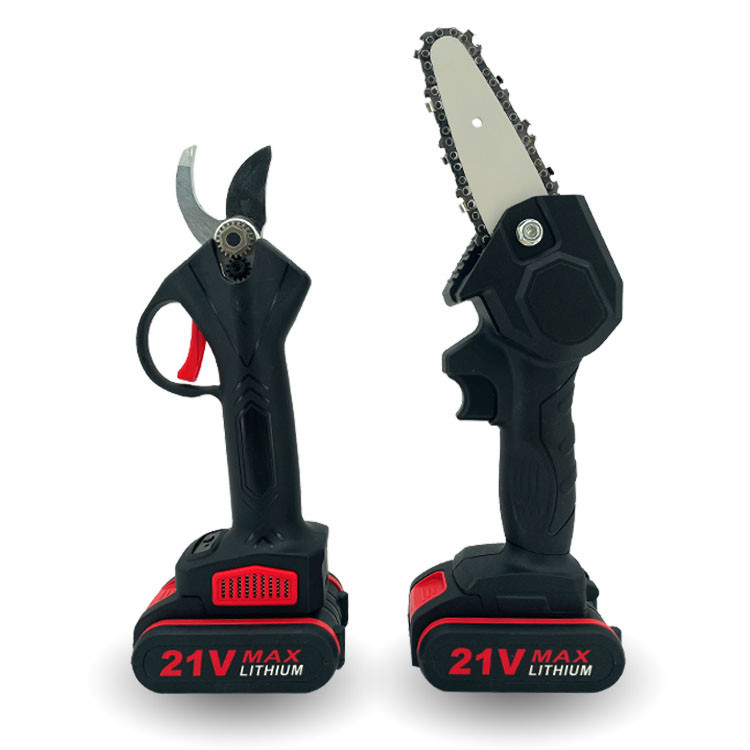 Набор мини пила на 6 дюймов и секатор + 2 аккумулятора и кейс Киев - изображение 1