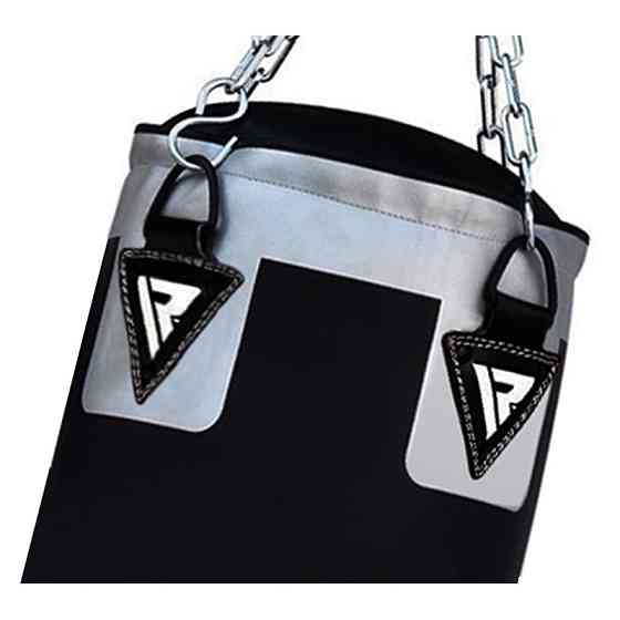 Груша боксерська RDX Leather Black 1,4 м 45-55 кг професійний мішок для боксу та єдиноборств Київ