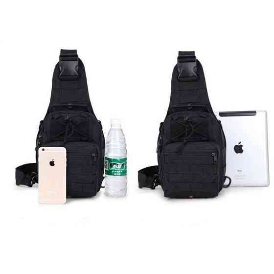 Мужская тактическая сумка барсетка через плечо, Практичная мужская сумка слинг кроссбоди YR-13 Львов