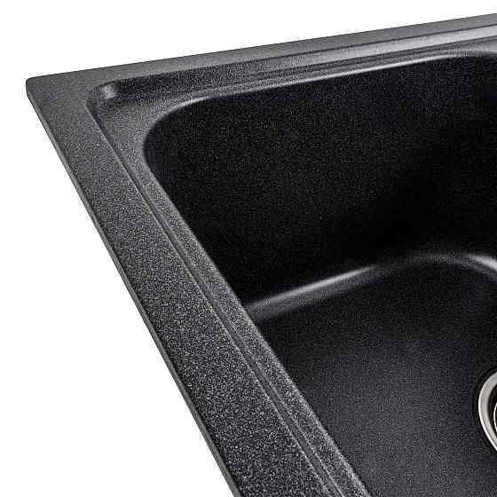 Гранітна мийка для кухні Platinum 7950 Equatoria матовий Карбон Коломыя