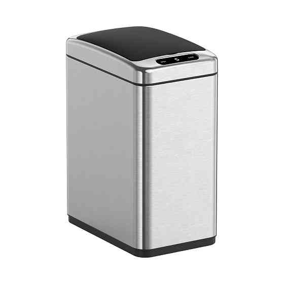 Відро для сміття сенсорне прямокутне Koer TC-020408-02 8 л колір нержавійка (KR5588) Київ
