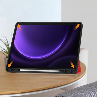 Чехол для планшета BeCover Flexible TPU Mate Samsung Tab S9 (SM-X710/SM-X716)/S9 FE (SM-X510/SM-X516B) 11.0" Red (712531) Винница - изображение 9