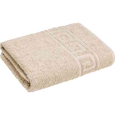 Рушник Home Line махровий бордюрний (бежевий) 400 гр/м2, 50х90 см (179747) Вінниця