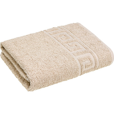 Полотенце Home Line махровое бордюрное (бежевое) 400 гр/м2, 50х90 см (179747) Винница - изображение 1