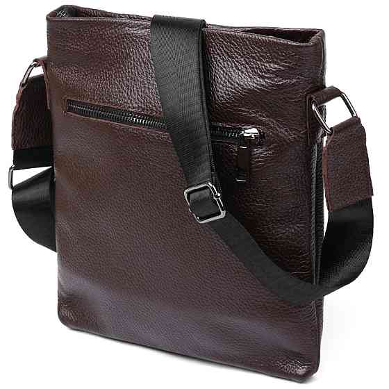 Шкіряна сумка чоловіча через плече SHVIGEL 11601 Коричневий Київ