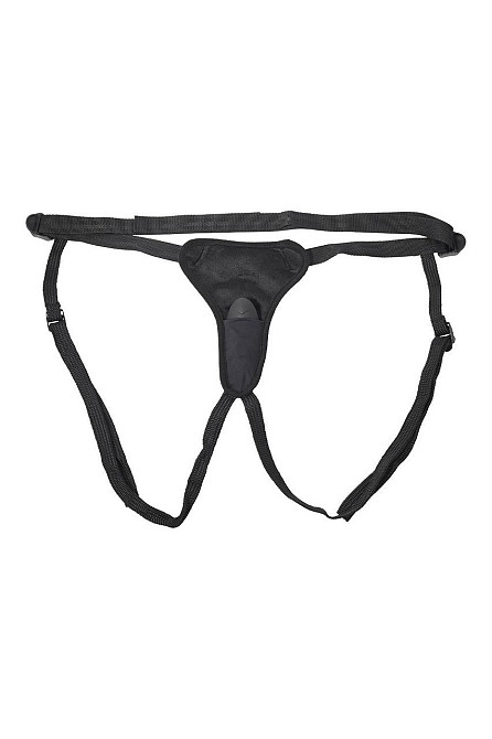 Трусики для страпона Sportsheets с вибратором черные Sex Aura Киев - изображение 8