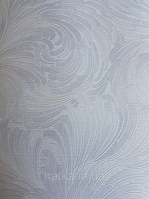 Шпалери метрові вінілові на флізелін Grandeco Poem геометрія абстракція мазки віяло світло сірі на білому Київ - фото 1