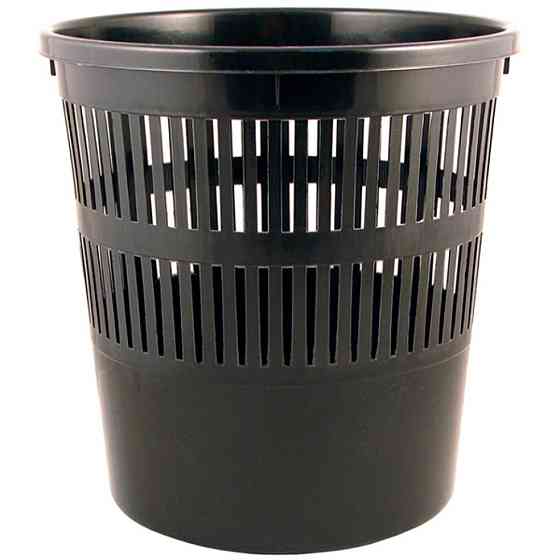 Корзина для бумаг Delta by Axent Plastic, black (D4007-01) Винница