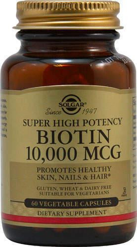Біотин Solgar Super High Potency Biotin 60 капс Київ - фото 1