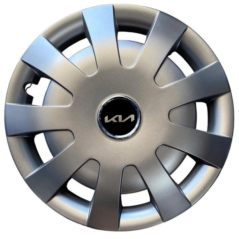 Автомобільні модельні ковпаки R16 Kia NEW 405 4шт, SJS, сріблясті Київ - фото 1