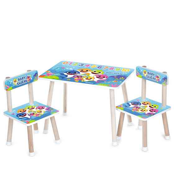 Детский Столик M 501-20 столешница 60 х 40 см, 2 стульчика Винница