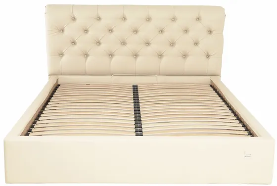 Кровать Двуспальная London Comfort 160 х 190 см Fly 2207 С подъемным механизмом и нишей для белья Бежевый Киев