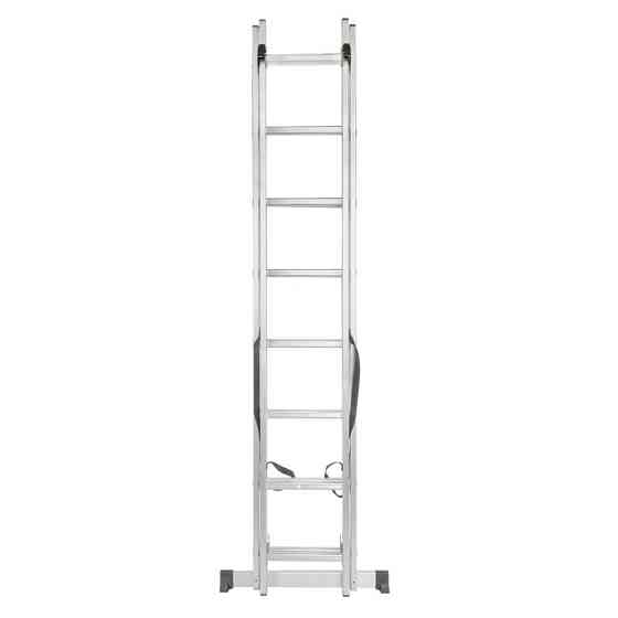 Лестница комбинированная двухсекционная (2х10 ступенек, max нагрузка 150кг) FORCEKRAFT FK-BL-E210 Одесса