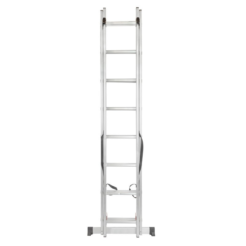 Лестница комбинированная двухсекционная (2х10 ступенек, max нагрузка 150кг) FORCEKRAFT FK-BL-E210 Одесса - изображение 2