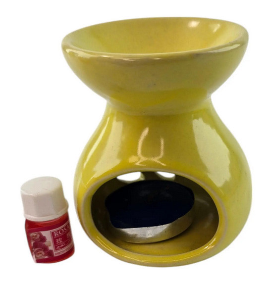 Аромалампа керамическая набор желтая Киев - изображение 2