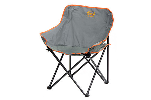 Розкладне крісло Пікнік 41х60х66 см зі сталевим каркасом СИЛА Харків - фото 1