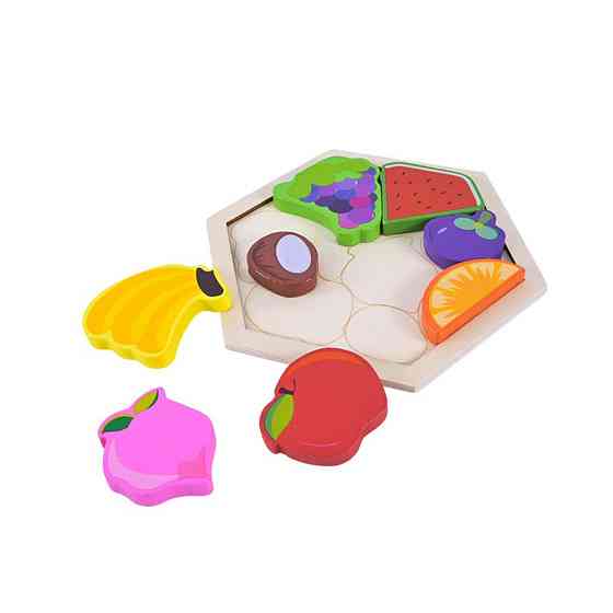Дитячий дерев’яний пазл вкладиш "Фрукти" C9441-4 Вінниця