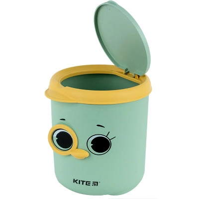 Кошик для паперів Kite Настільний контейнер для сміття, зелений (K24-011-1) Вінниця - фото 3