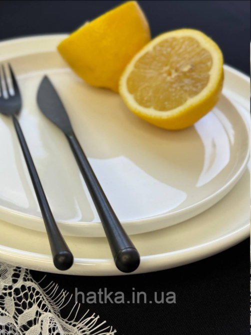 Тарілка біла кераміка 26 см "Сноу" 102-1242 для дому та ресторанів Київ - фото 3