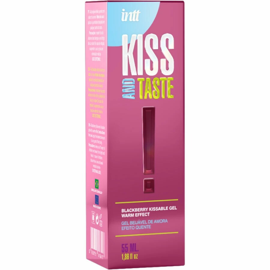 Масажний гель, що зігріває Intt KISS AND TASTE! їстівний, з ароматом ожини, 50 мл Sex Aura Київ - фото 7