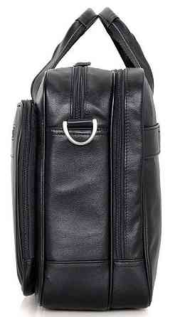 Сумка мужская для ноутбука 17 дюймов Черная (Vintage) Киев