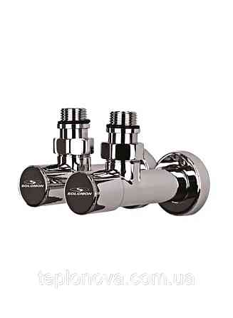 Крани для рушникосушки Хромовані Solomon 1/2" Chrom Чернівці