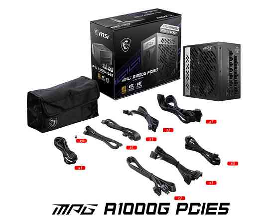 Блок живлення MSI MPG A1000G PCIE5 1000W ( Чорний ) Харків
