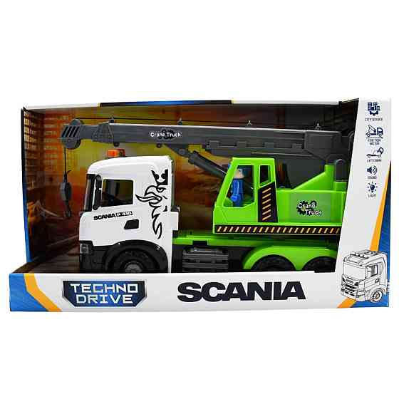 Автомодель серії Mid Truck – Автокран Scania (світло, звук) Днепр