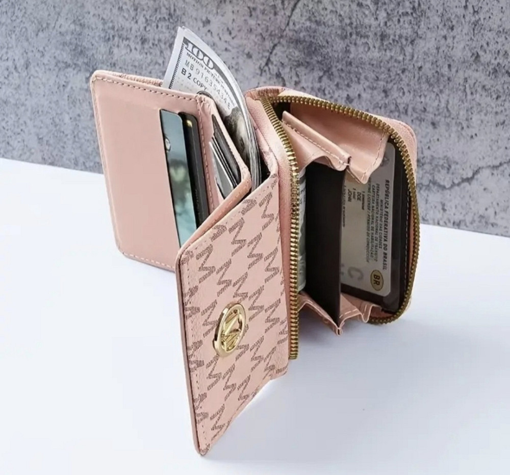 Гаманець жіночий маленький Бежевий Смела - изображение 5