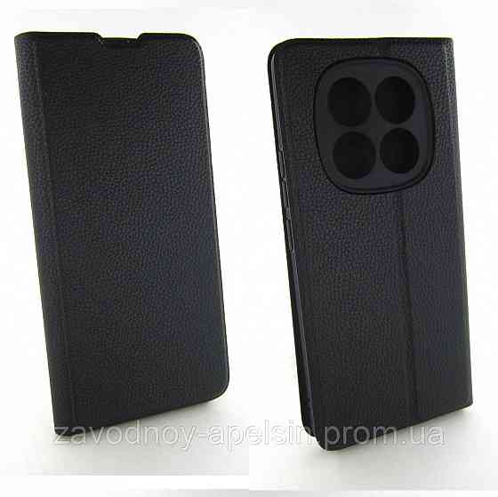 Чехол книжка Xiaomi Redmi Note 14 pro 4G Защита камеры (черный) Одесса