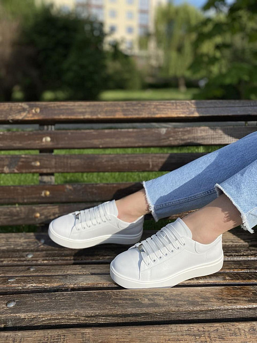 Kentro Кросівки жіночі KENTO 2171 білі (весна-осінь, шкіра натуральна) (2647) 36р.40р.41р. Коломия - фото 3