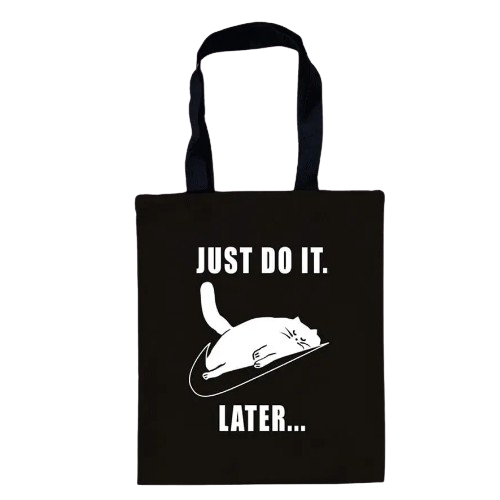 Сумка-шопер 35*40см Зроби це потім чорний габардін Кварта Житомир - фото 1