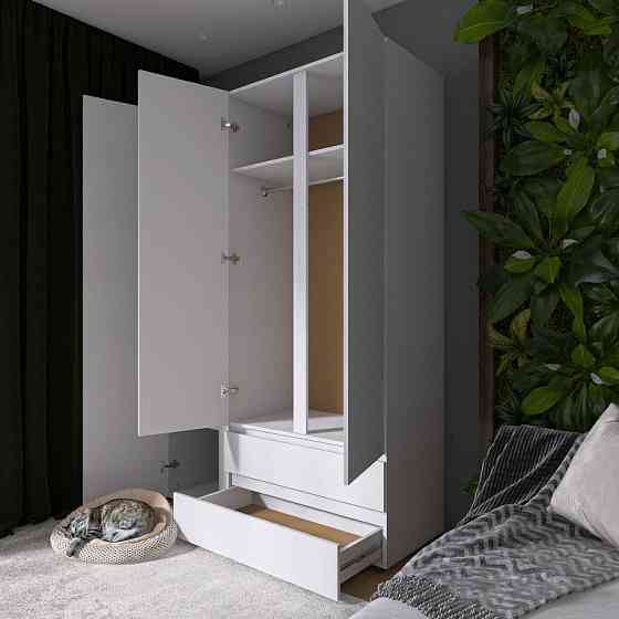 Шкаф трехдверный Эверест ШЛ-3 Лайт Нимфея Альба (DTM-4678) Днепр