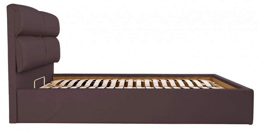 Кровать Oxford VIP 140 х 200 см Fly 2231 С дополнительной металлической цельносварной рамой Темно-коричневый Днепр - изображение 14