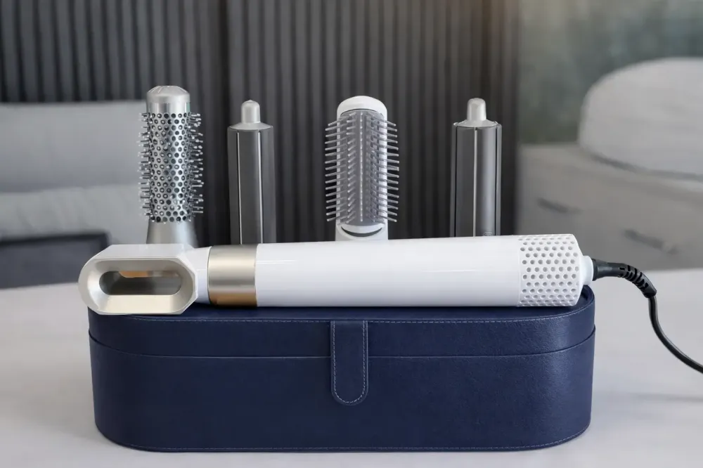 Стайлер Hot Air Styler 5в1 для укладки волос, 1000 Вт, 5 насадок, с кейсом Белый Коломыя - изображение 3