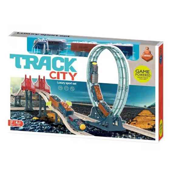 Железная дорога с ретро поездом на батарейках для мальчиков CJ-4000547 Каменец-Подольский