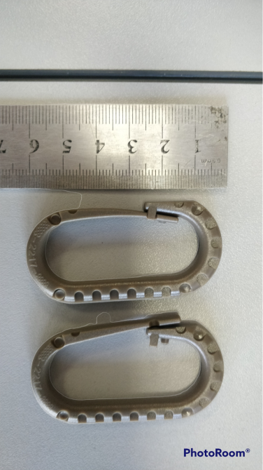 Карабін фіксатор койот пластиковий зручний для військового екіпірування та туристів. Одеса - фото 4