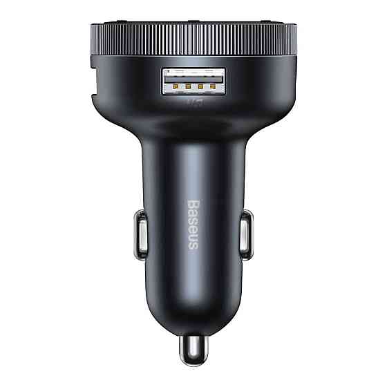 АЗП з FM-модулятор Baseus Enjoy Car Wireless MP3 Charger (Wireless 5.0+5V/3.4A) Black Киев
