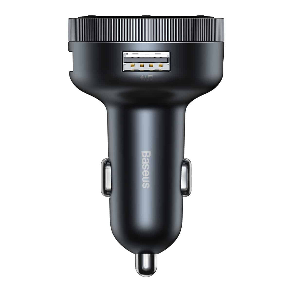 АЗП з FM-модулятор Baseus Enjoy Car Wireless MP3 Charger (Wireless 5.0+5V/3.4A) Black Киев - изображение 3