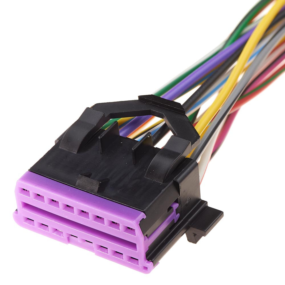 Роз'єм конектор с проводом, 16-кон., Універсальний Диагностический Роз'єм Obd2, Германия VW Київ - фото 1