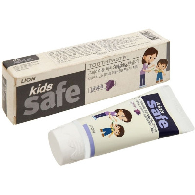 Дитяча зубна паста Lion Kids Safe 3-12 років Виноград, 90 г (8806325611493) Вінниця - фото 2