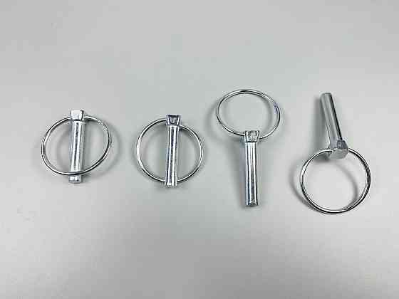 Палець із капелюшком стопорний 10 мм + блокувальний чек круглий Мукачево